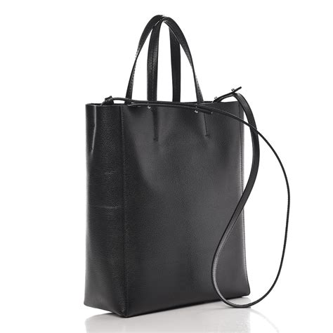 celine grained calfskin small vertical cabas black|CABAS 16 SOFT IN SUPPLE GRAINED CALFSKIN .